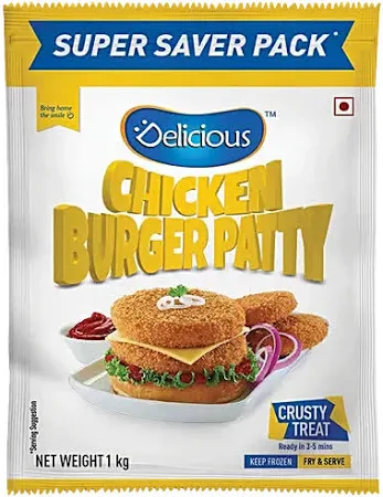 Delicious Chicken Burger Patty